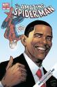 barak obama spiderman comic book